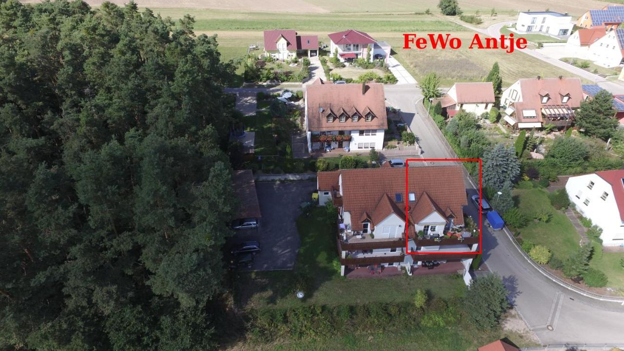 Ferienwohnung Fraenkisches Seenland - Fewo Antje Mitteleschenbach Exteriör bild